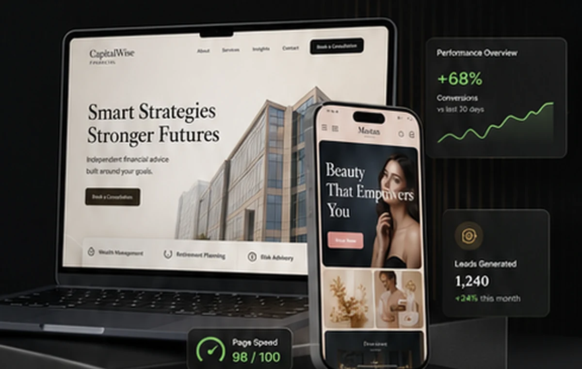 WinWin Growth website design showcase